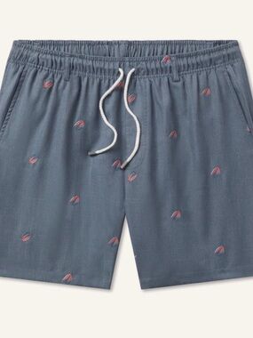 Southern Marsh dockside Swim Trunks- fly fish